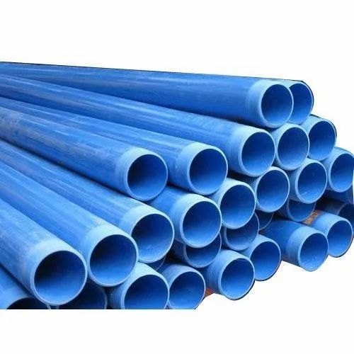 Blue PVC pipes